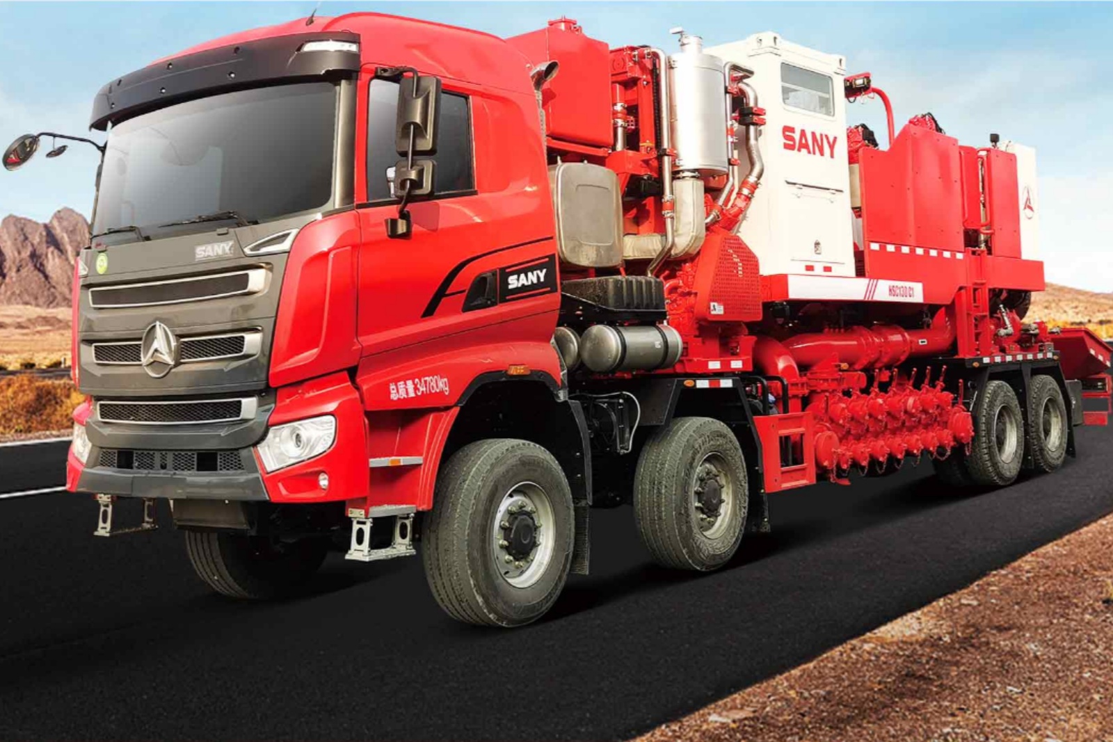 三一 130桶混砂車(chē)